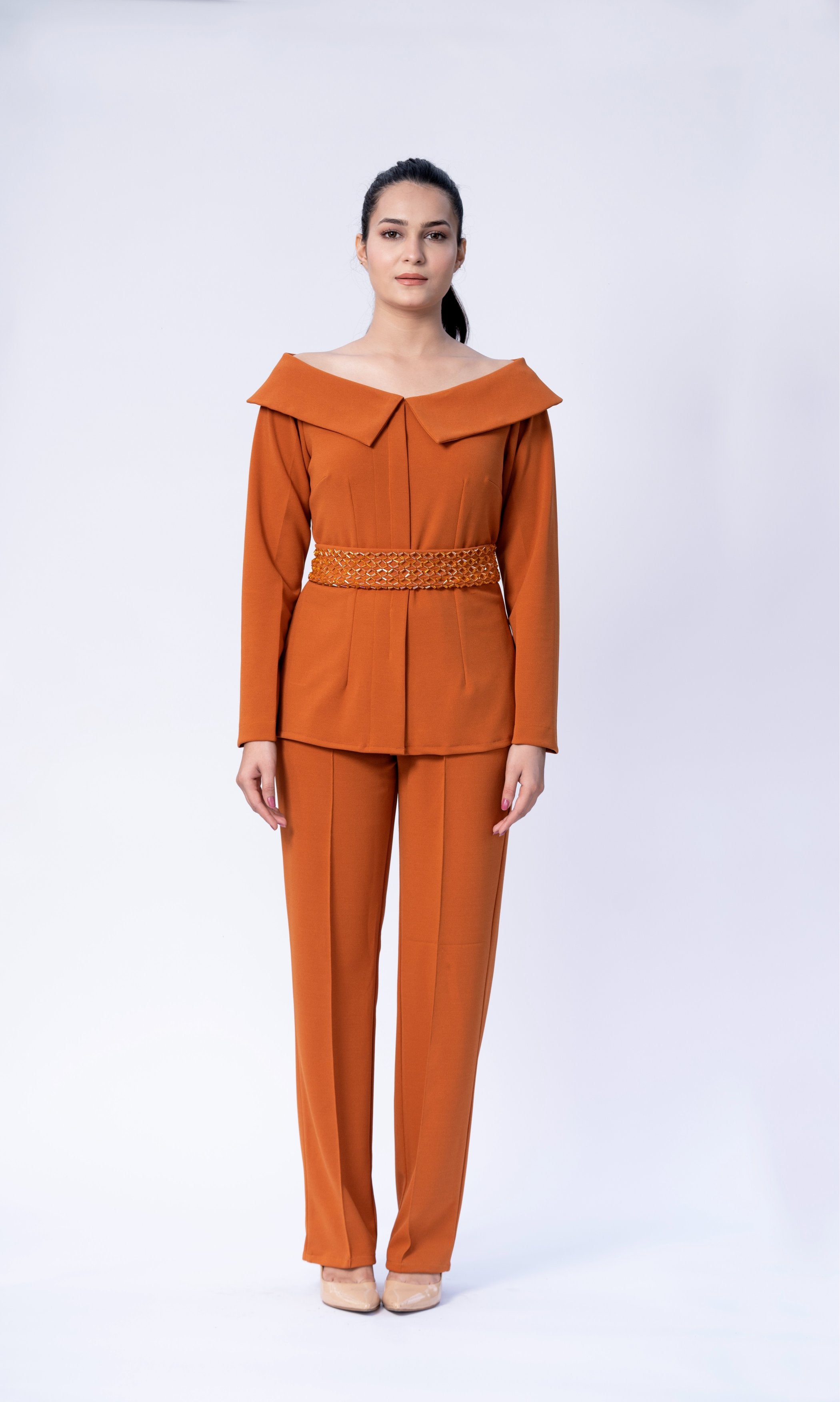 Tangarine Blazer Cord-set