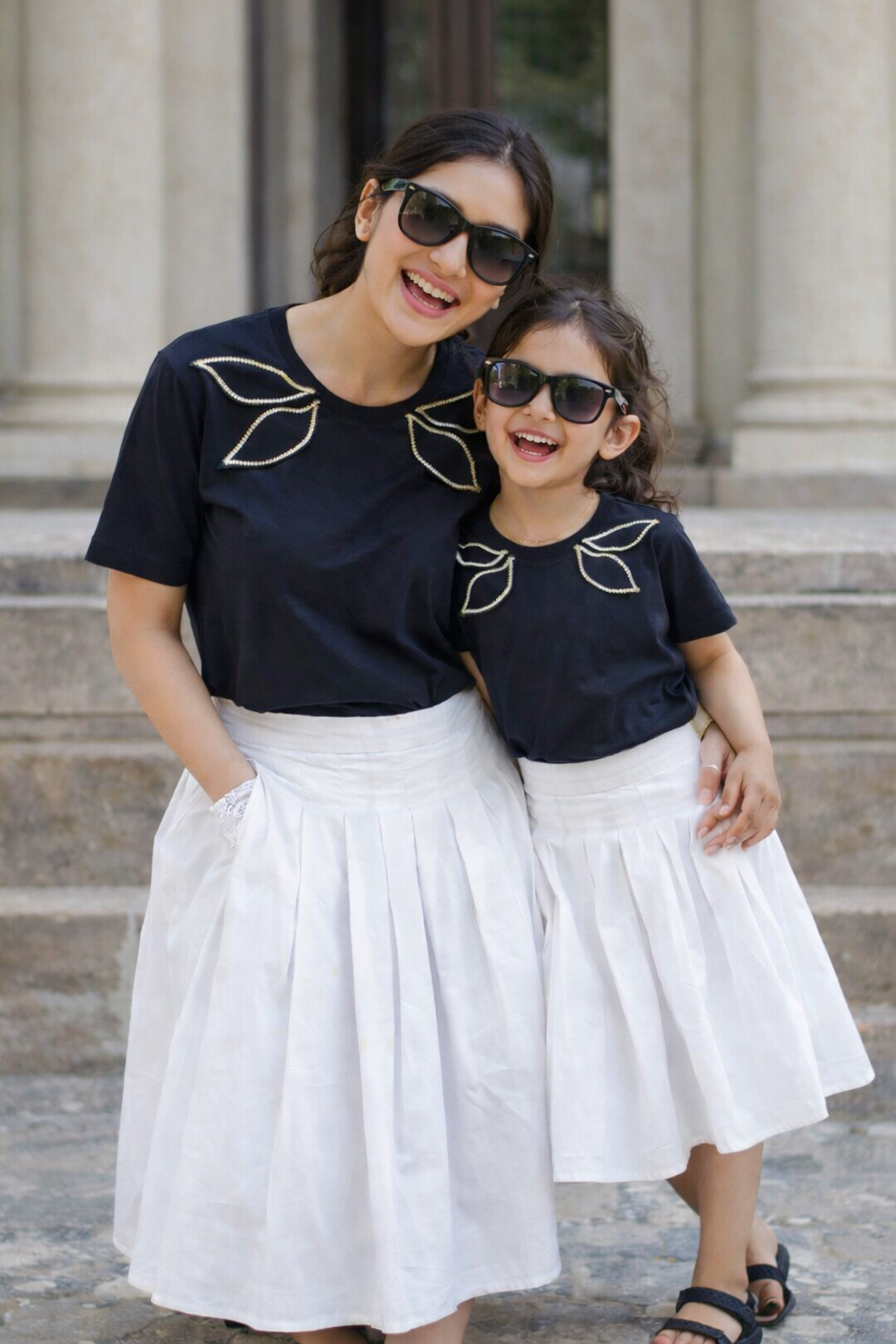 Black Winged Tshirt (Pack of 2 T-shirt)