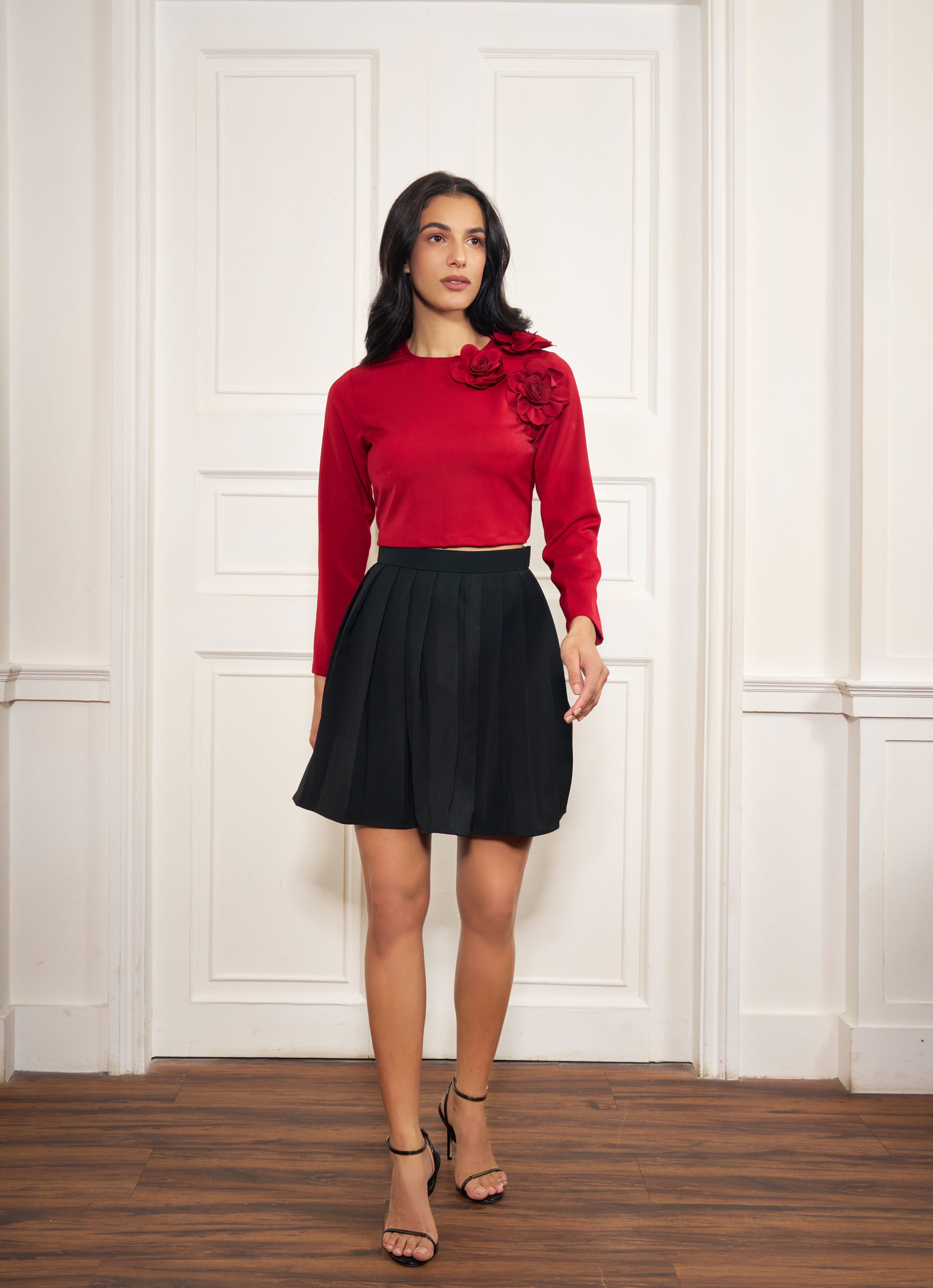 Red Róse Top