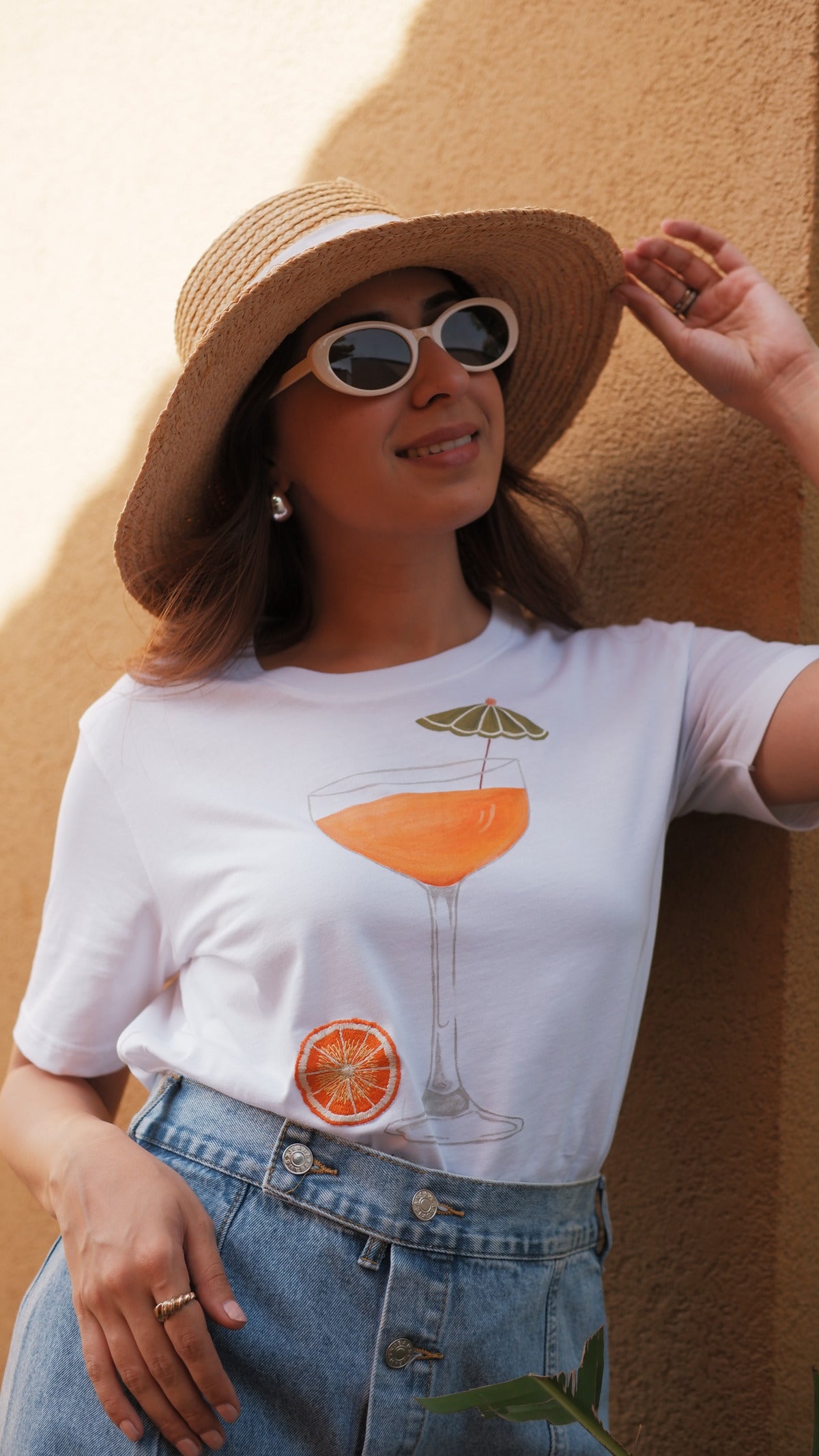 MIMOSA HANDPAINTED TSHIRT