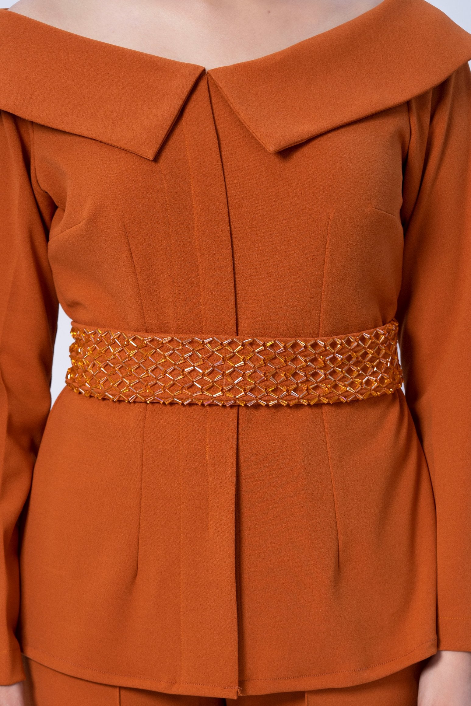 Tangarine Blazer Cord-set