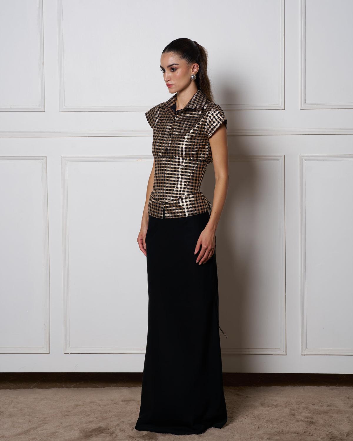 KOHL CREPE SKIRT