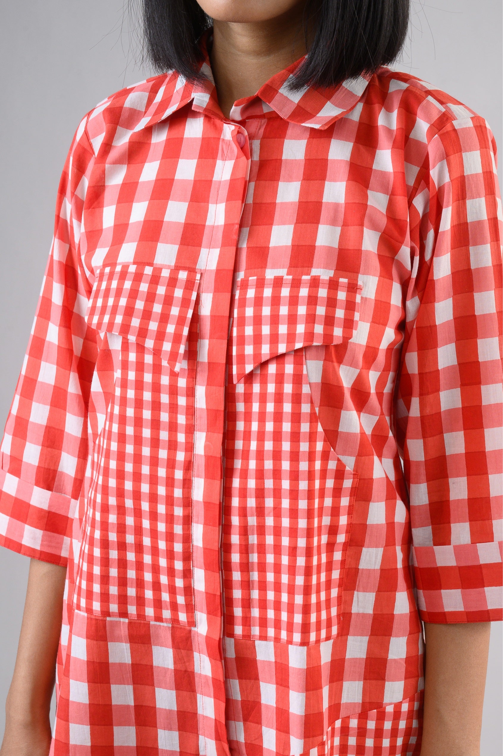 Gingham Drift Dress